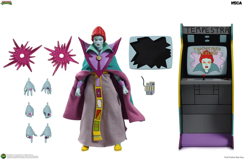 26年Q4 NECA 忍者龜 1987 7吋 Tempestra 可動公仔