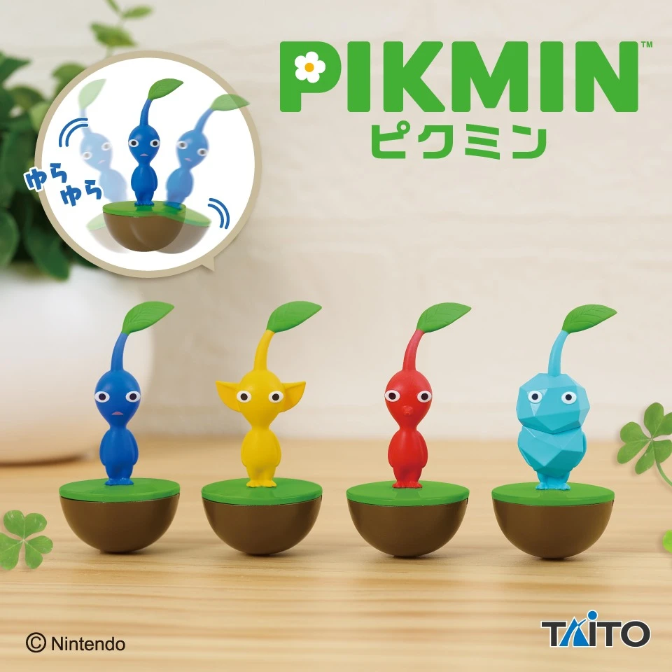 TAITO景品 皮克敏 不倒翁公仔 4入組