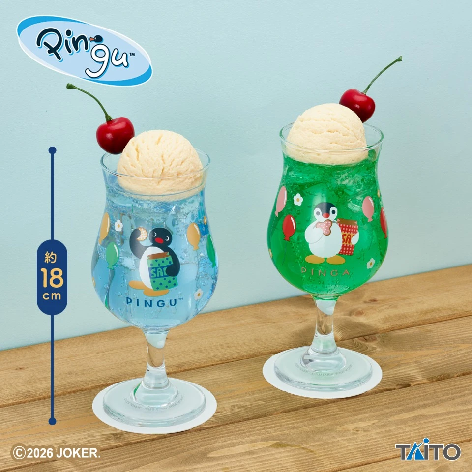 TAITO景品 企鵝家族 Pingu 聖代杯 2款 隨機出貨