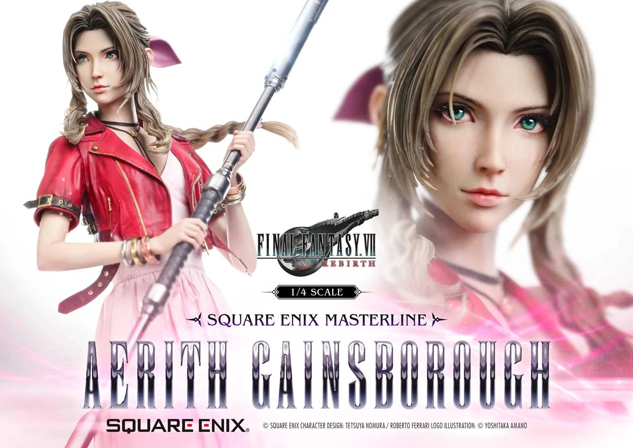 27年10月 SQUARE ENIX MASTERLINE 1/4 太空戰士7 重生 艾莉絲  完成品