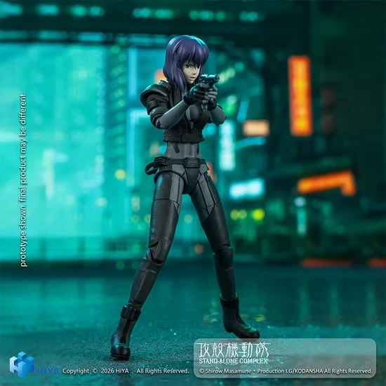 27年6月 1/12 可動 ESG0203 E.S.S. 攻殼機動隊 草薙素子 戰鬥服ver.