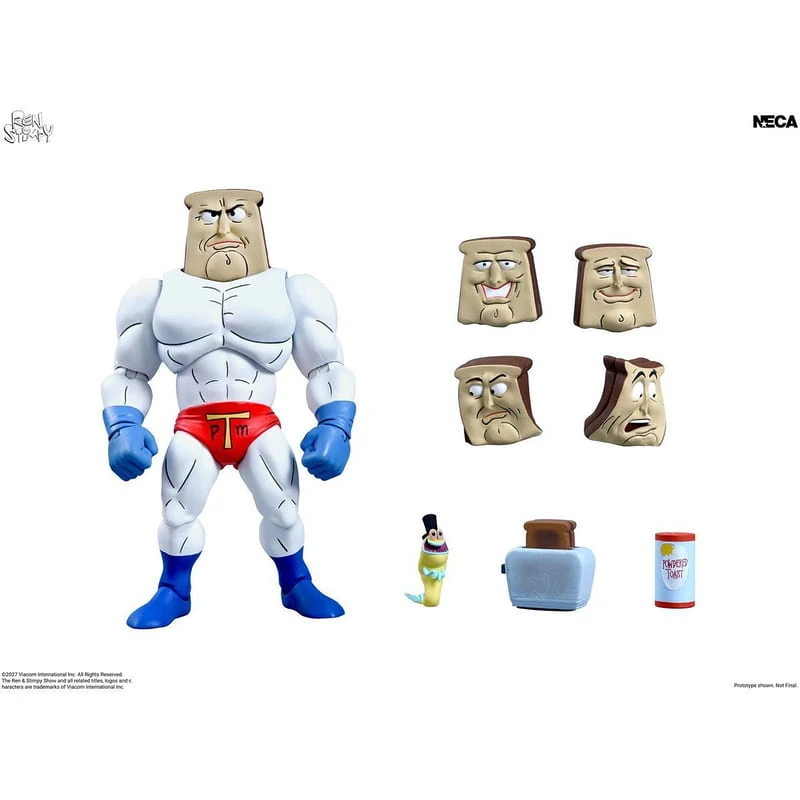 27年Q1 NECA 7吋 萊恩與史丁比 終極吐司超人 可動人偶