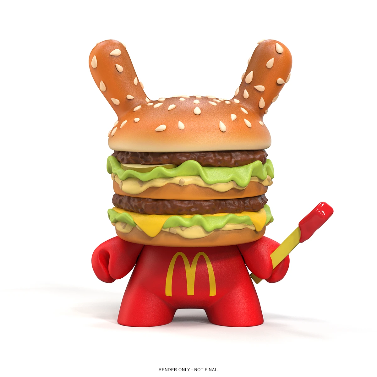 27年Q2 8吋 麥當勞 大麥克 DUNNY 公仔