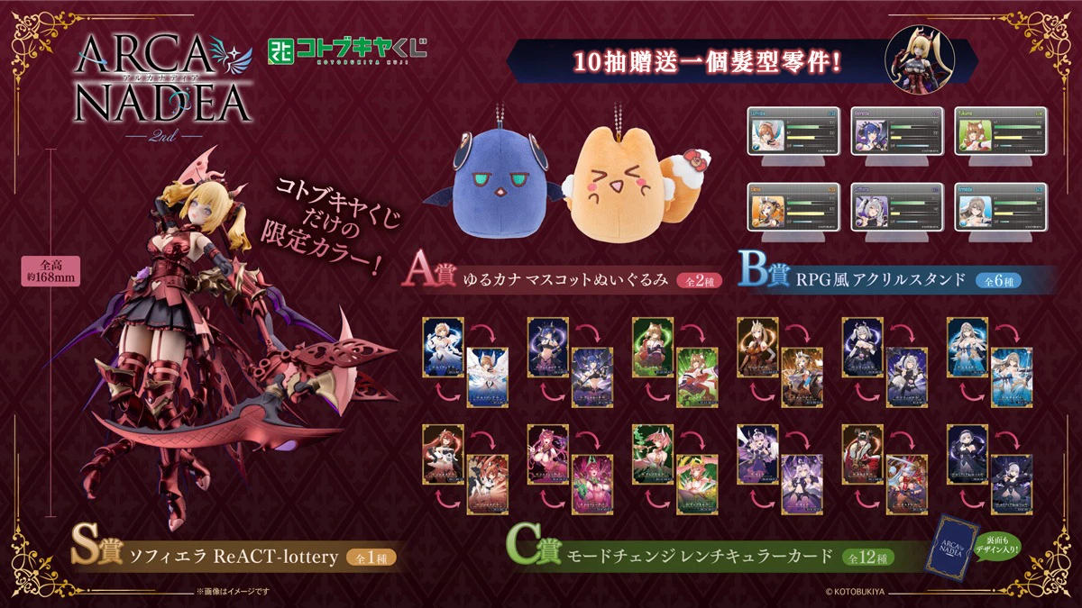 27年6月 壽屋賞 ARCANADEA 阿爾卡納蒂亞 第二彈