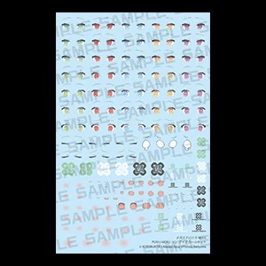 27年4月 女神裝置M.S.G PUNI☆MOFU 麟麟 EYE DECAL SET 水貼 (KP899)