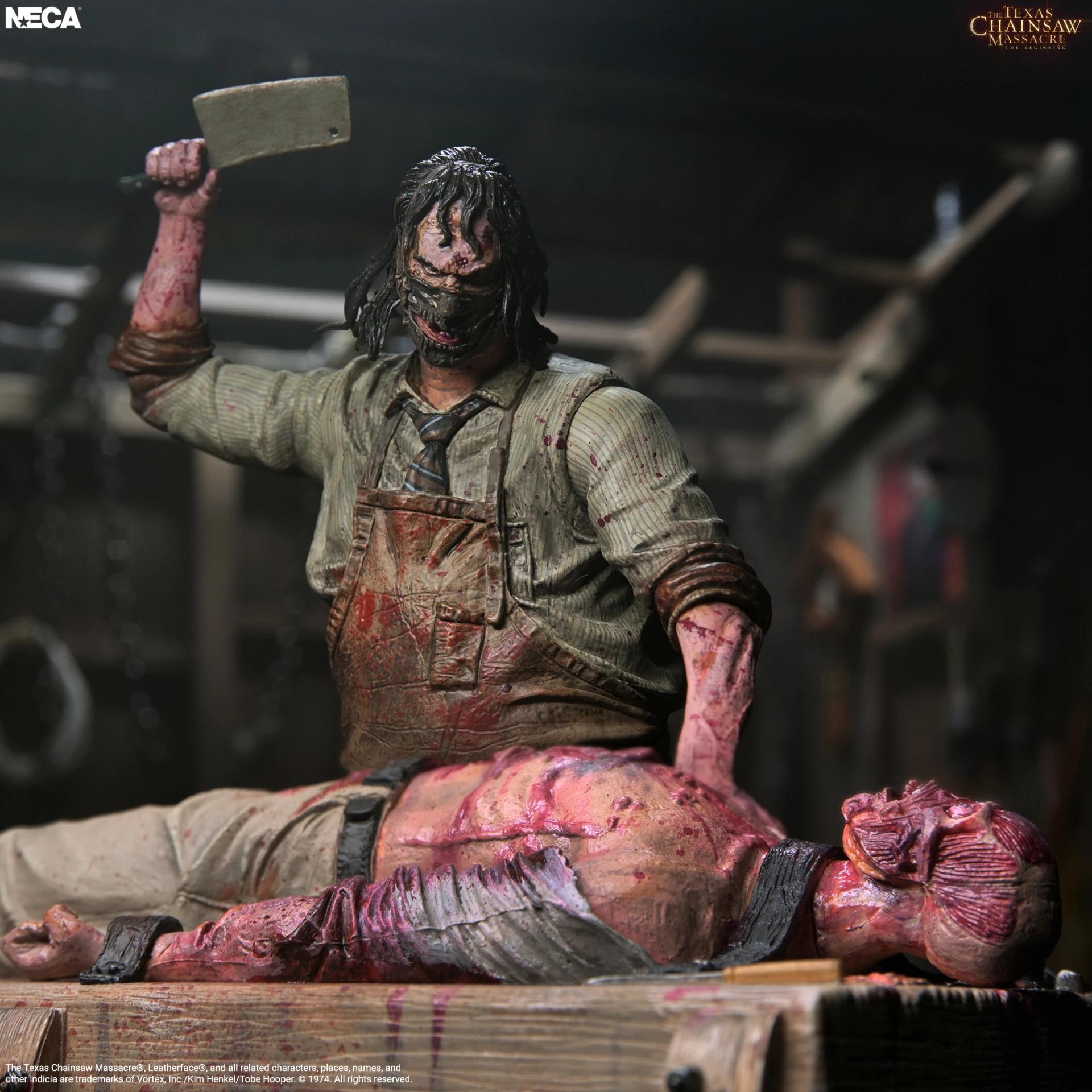 27年Q2 NECA 德州電鋸殺人狂 從頭開始 7 吋 屠宰場盒裝套組