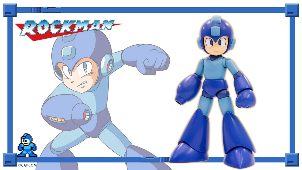 27年6月 1/10 MEGA MAN 洛克人 重新包裝版 組裝模型