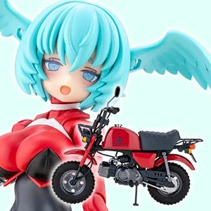 27年6月 Megami Device 女神裝置 PUNI☆MOFU 賽車鴞 with 本田 Z50J Gorilla 組裝模型