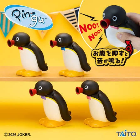 26年11月 TAITO 景品 企鵝家族 NOOT NOOT 軟膠公仔 4款混裝