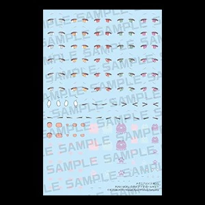 27年5月 女神裝置M.S.G PUNI☆MOFU 白貓 EYE DECAL SET 水貼 (KP935)