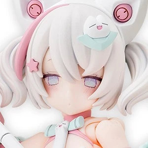 27年4月 Megami Device 女神裝置 PUNI☆MOFU 白貓 組裝模型(KP912)