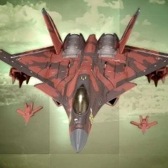 27年6月 1/144 空戰奇兵ACE系列 CFA-44 組裝模型 (KP612)