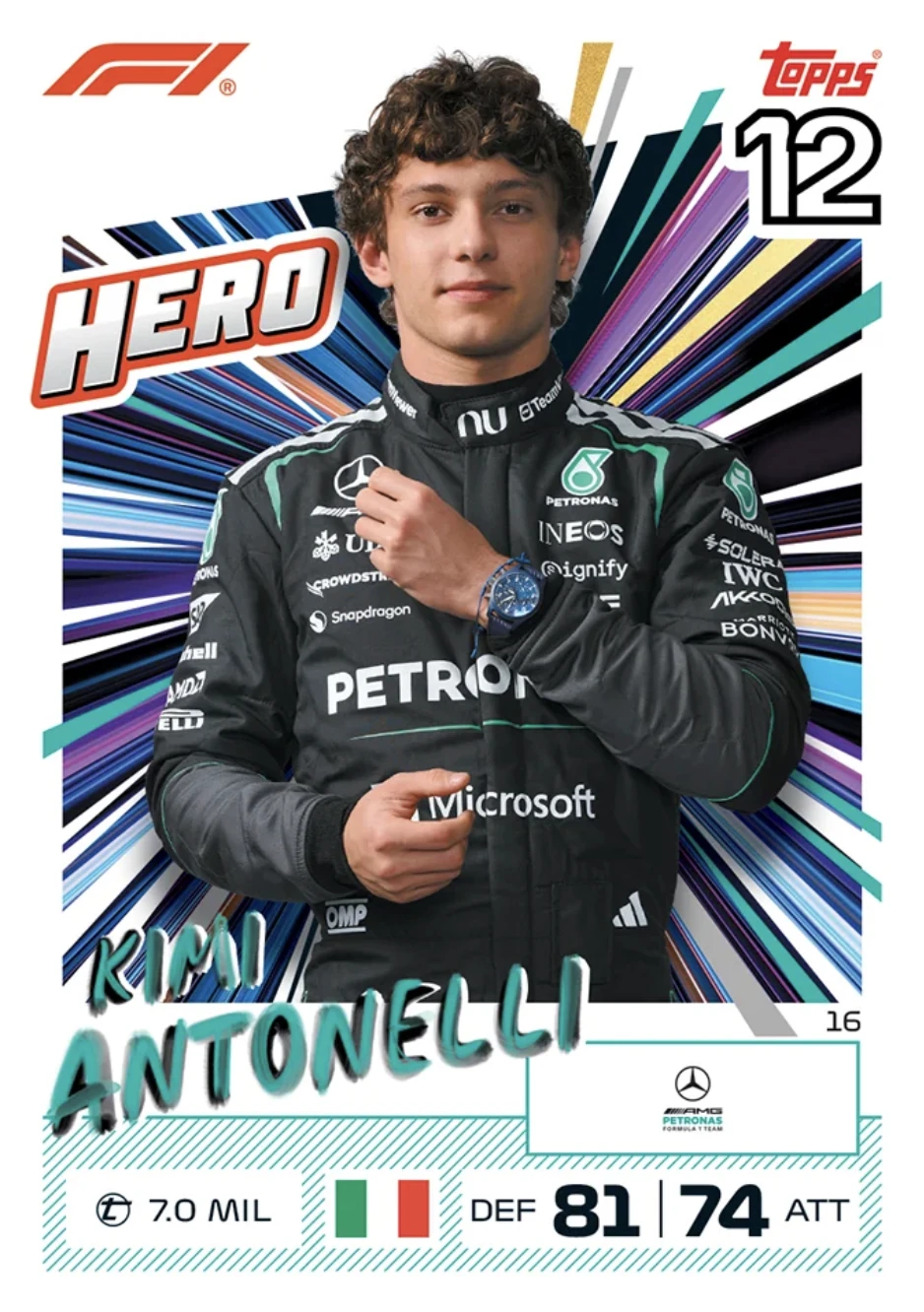 2026 Topps F1 Turbo Attax F1 收藏卡