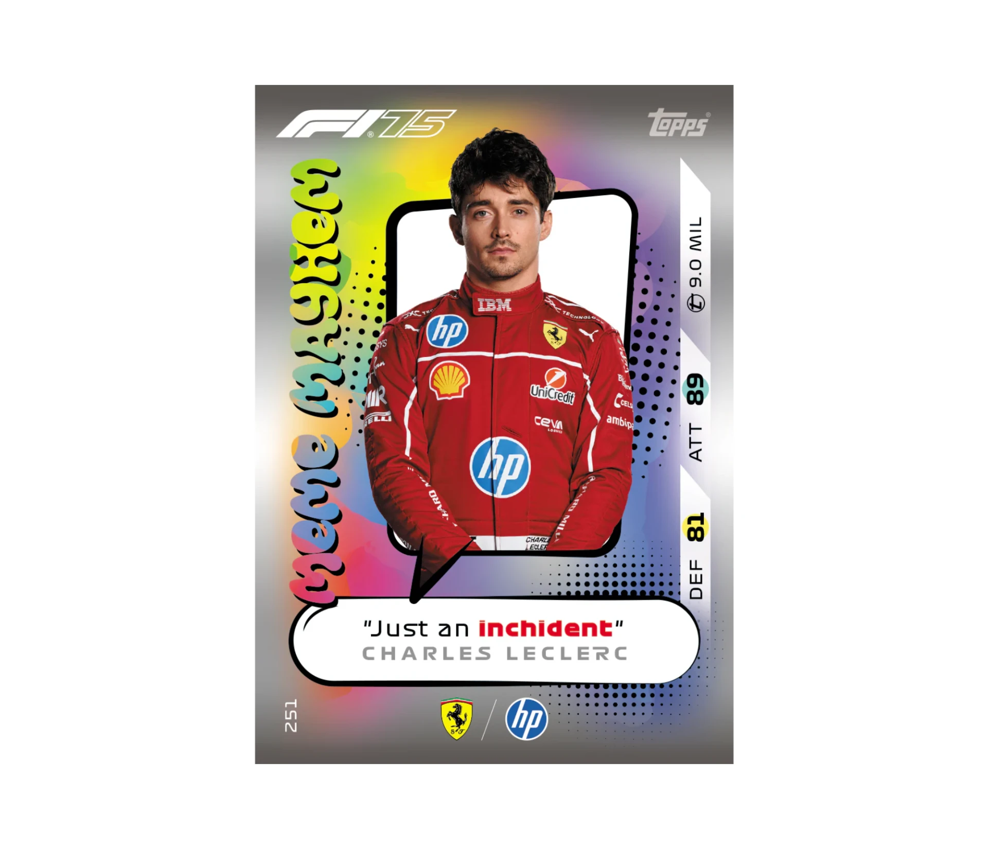 Topps Turbo Attax Formula 1® 2025 盲抽卡包