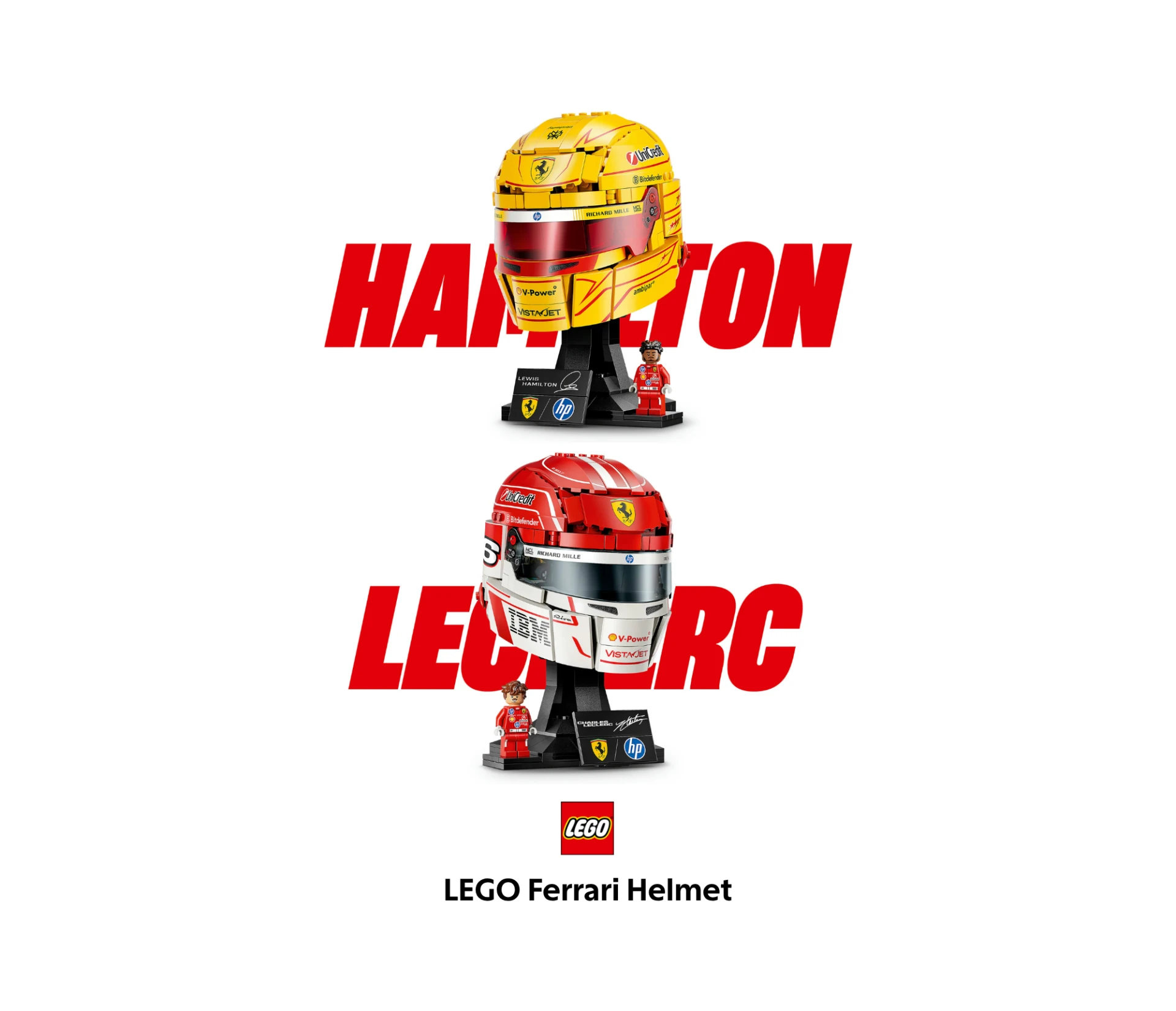 LEGO Scuderia Ferrari HP 頭盔