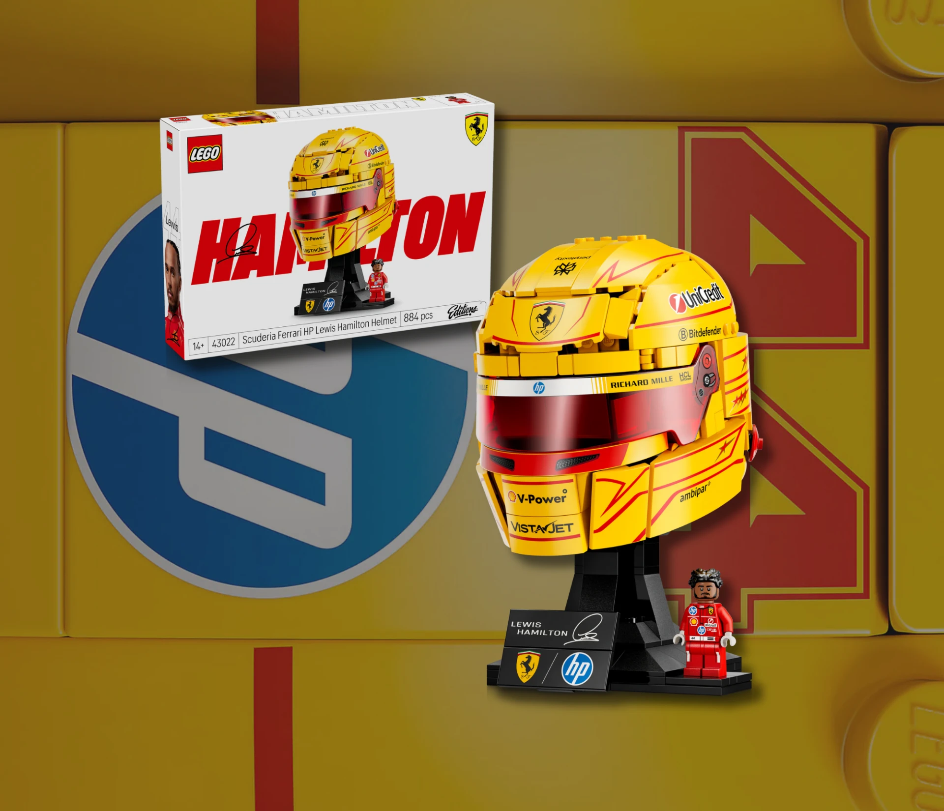 LEGO Scuderia Ferrari HP 頭盔