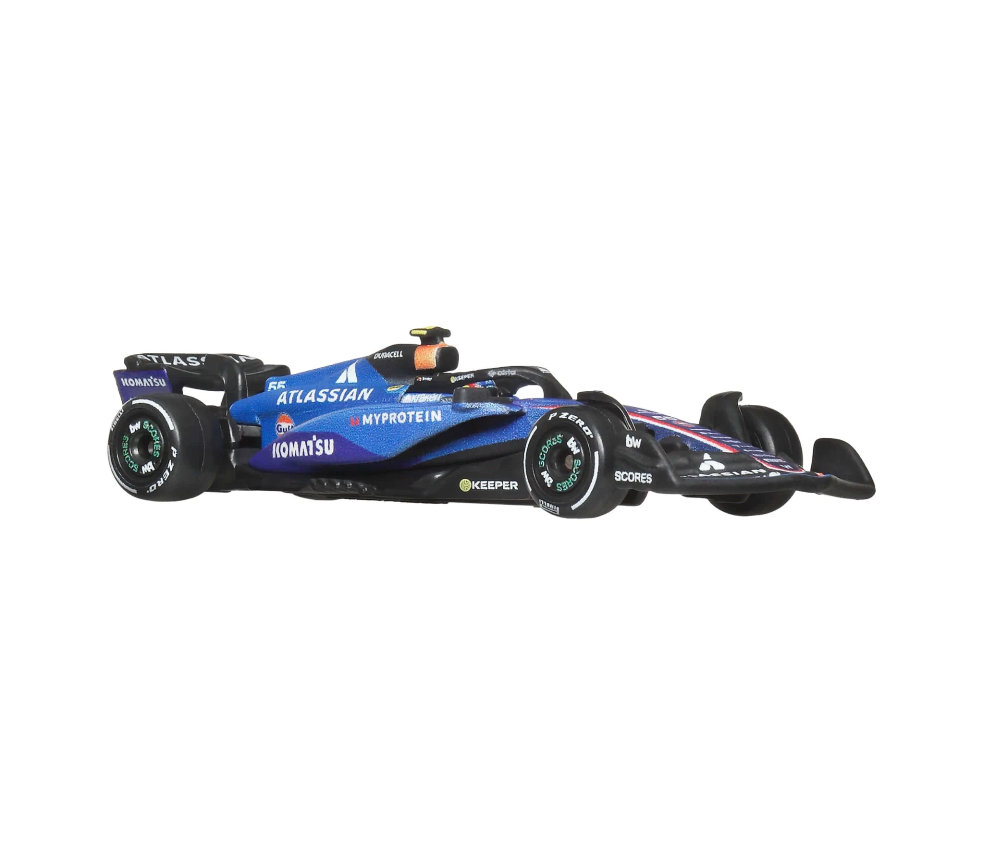 Hot Wheels Premium 1:64 Atlassian Williams Racing 2025 Formula 1® Team #55