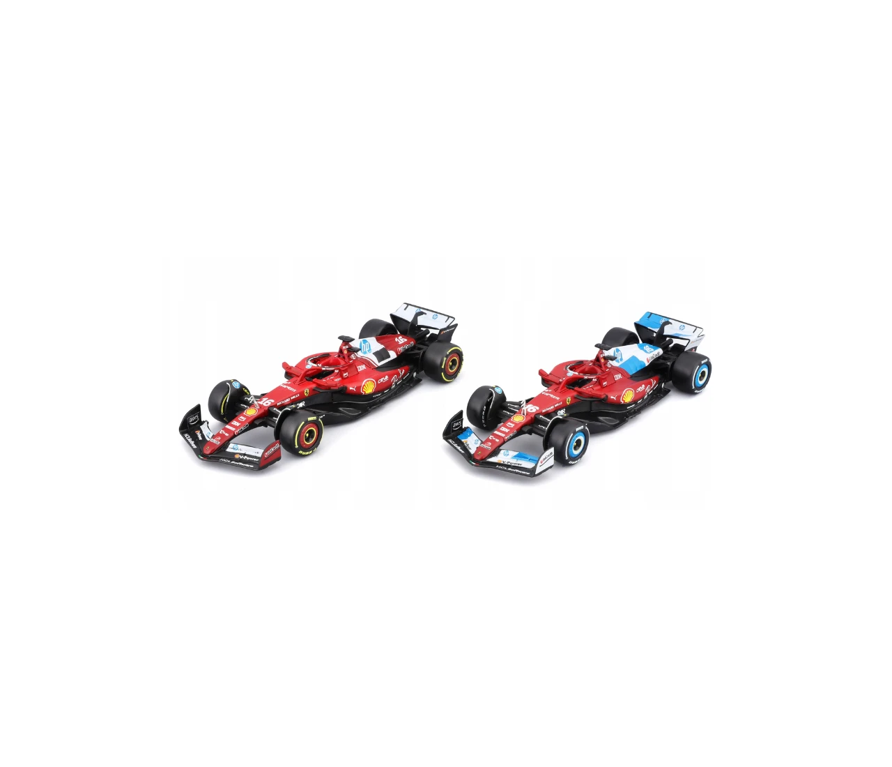Bburago 1:43 Ferrari SF-25 #16 Charles Leclerc 2025 雙車相框版 ❨Miami❩