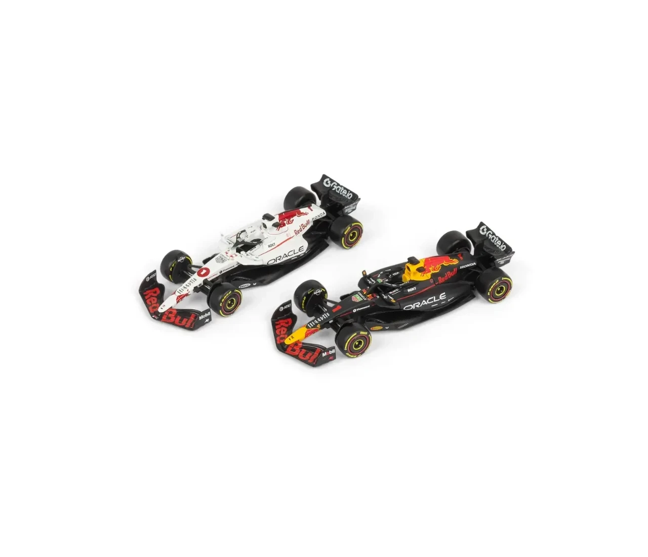 Bburago 1:43 Oracle Red Bull Racing RB21 #1 Max Verstappen 2025 雙車相框版 ❨Bahrain／Japan❩
