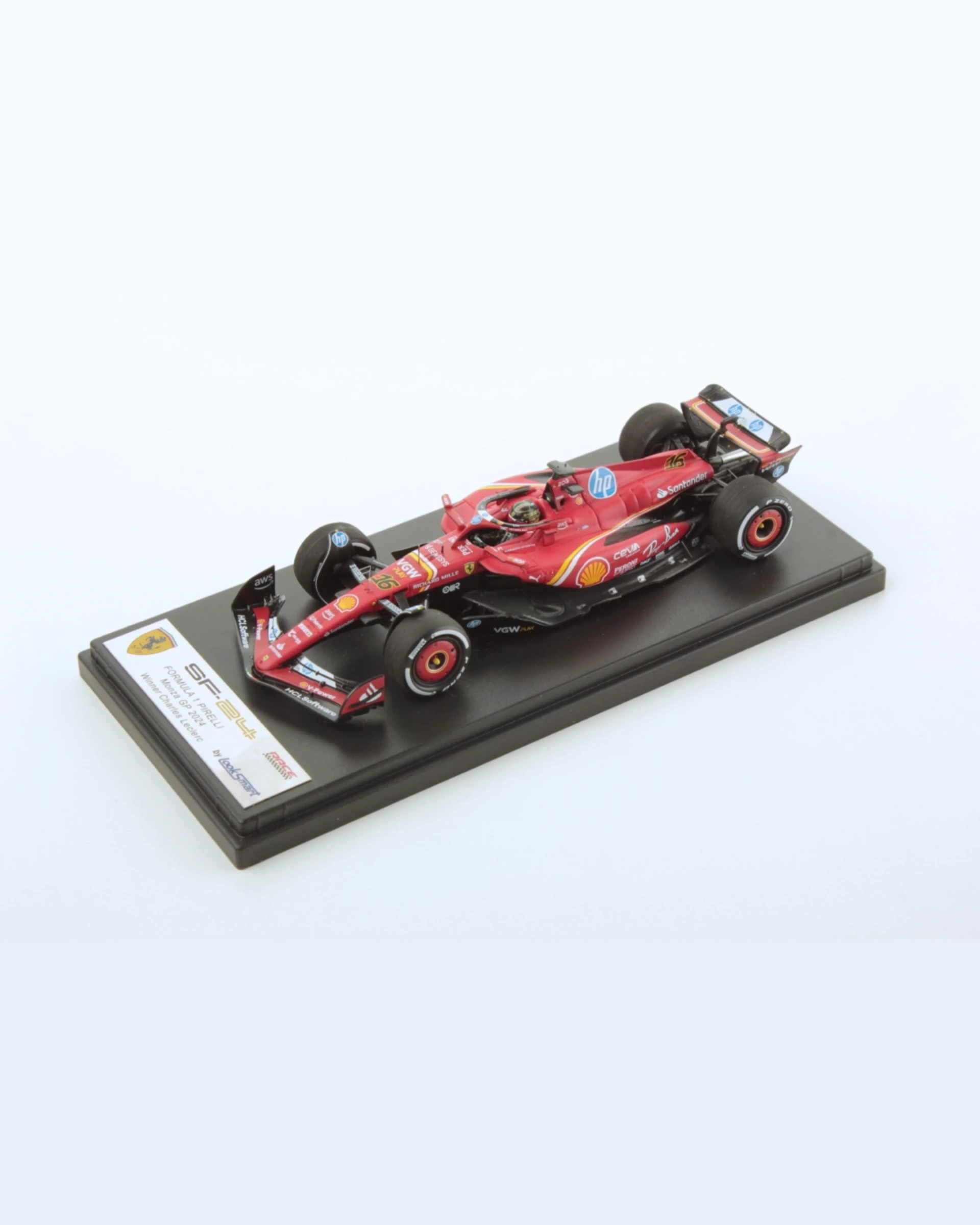 Looksmart Ferrari SF-24 Monza GP 2024 1:43 #16 Charles Leclerc - Winner