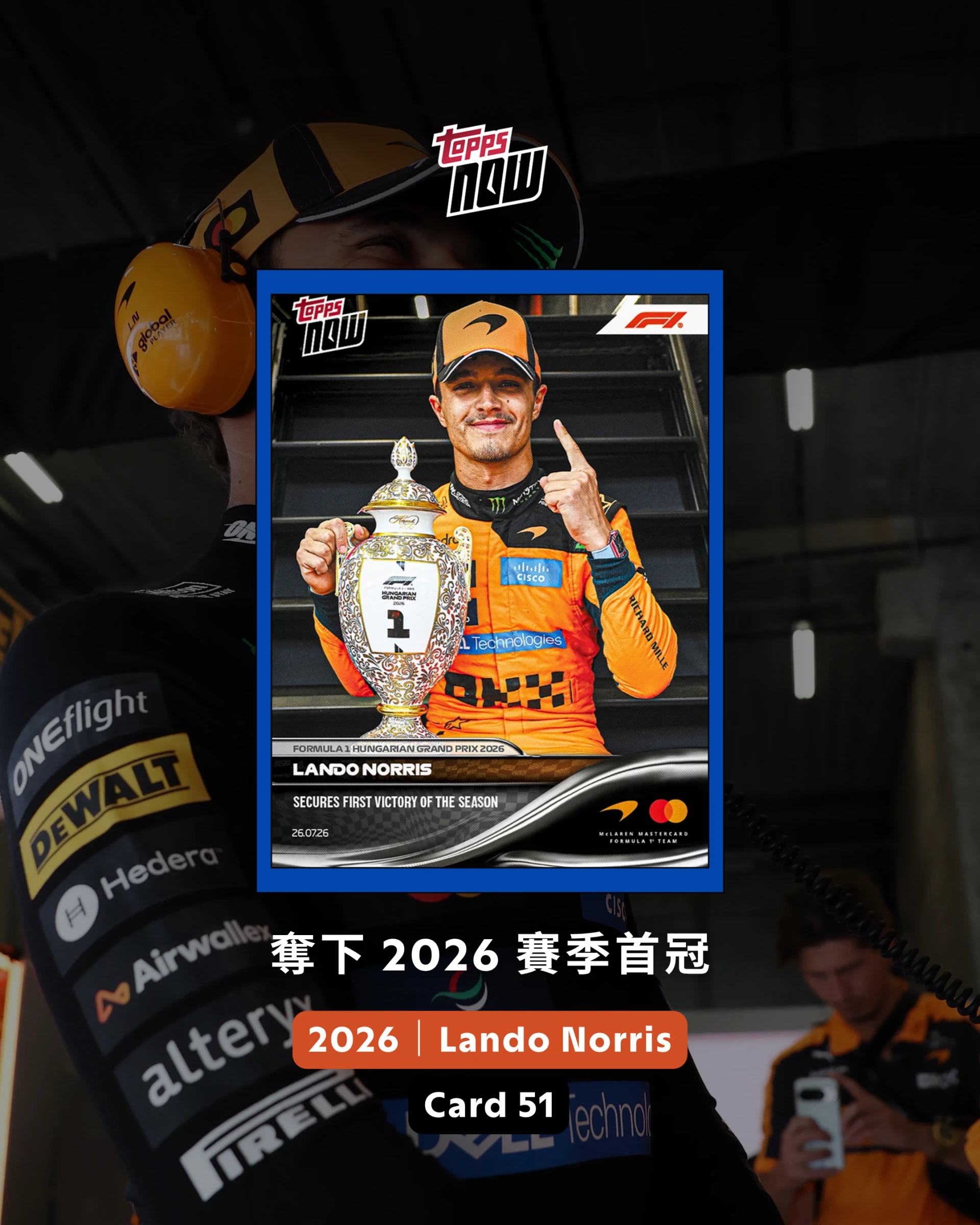 Topps NOW® Lando Norris - 2026 - Card 51