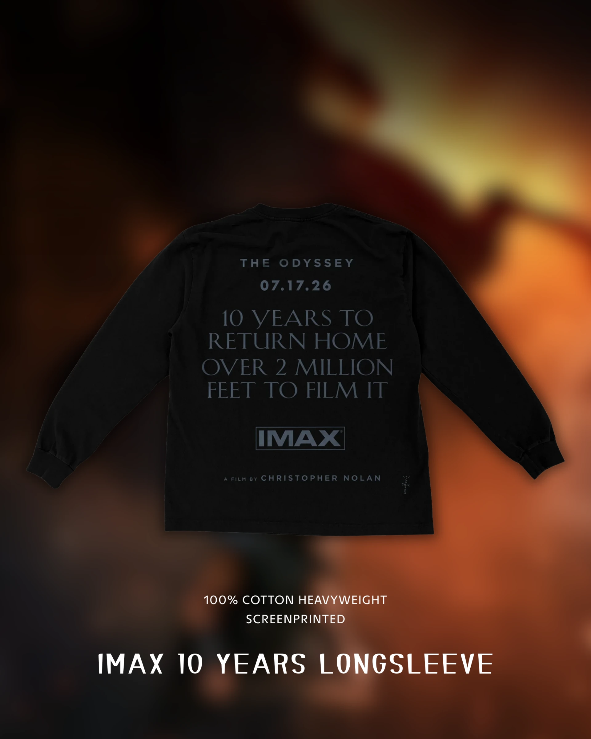 CACTUS JACK X THE ODYSSEY 聯名系列｜IMAX 10 Years Long Sleeve