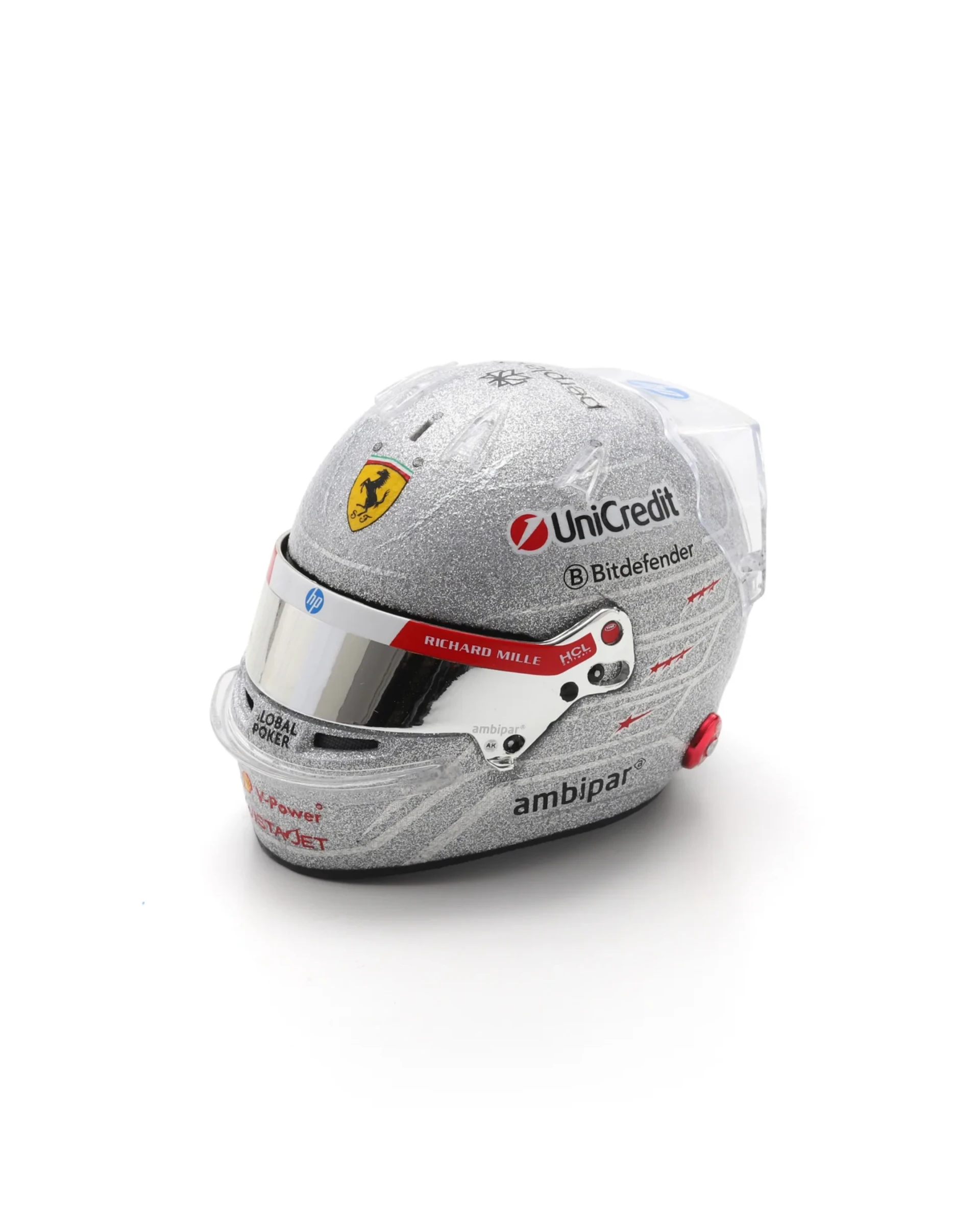 Looksmart Scuderia Ferrari F1 Team Las Vegas GP 2025 1:5 Mini Helmet #44 Lewis Hamilton
