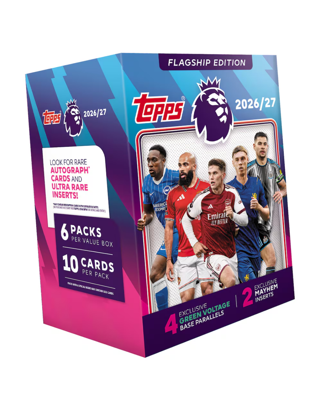 Topps Premier League 2026/27 Flagship Value Box 英超足球卡｜YABAI
