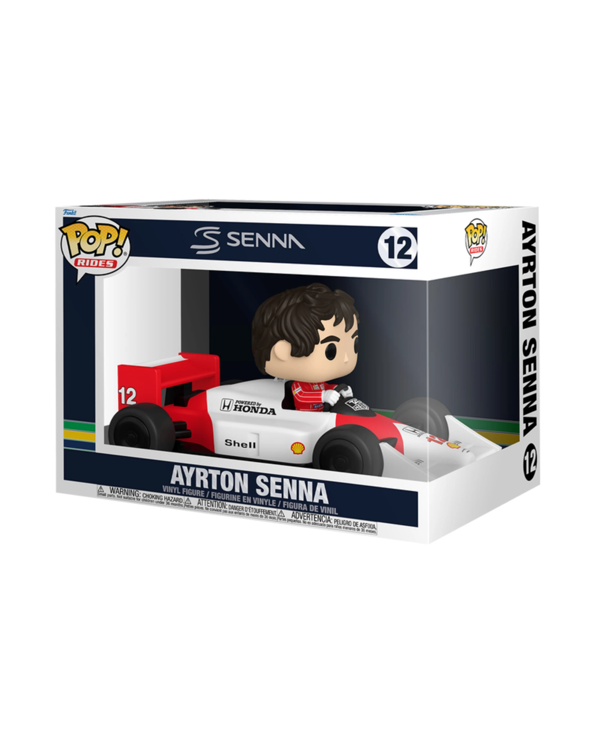 Funko 12 Pop! Rides Super Deluxe Ayrton Senna (McLaren)