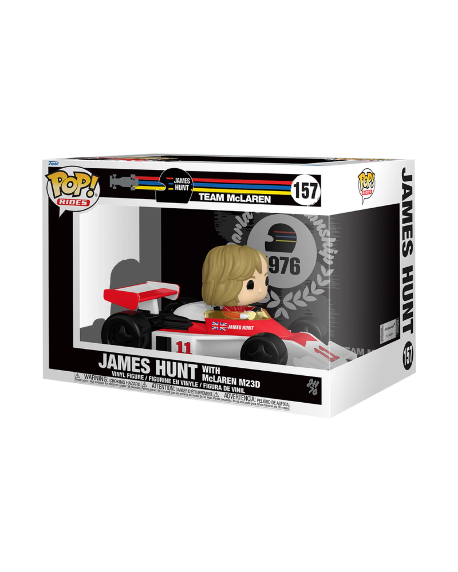Funko 157 Pop! Rides Super Deluxe James Hunt with McLaren M23D