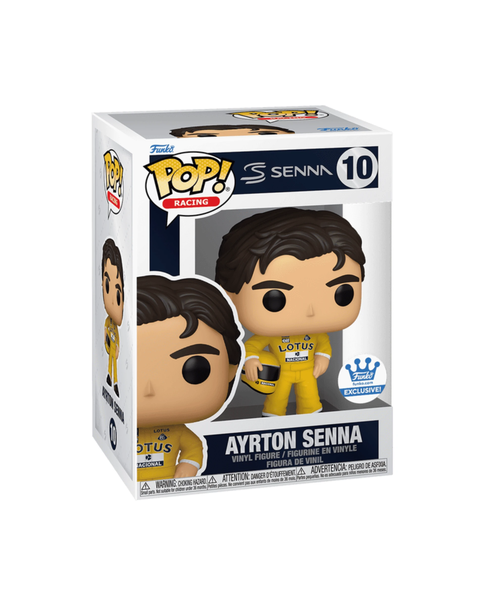 Funko 10 Pop! Ayrton Senna (Lotus Racing Suit)
