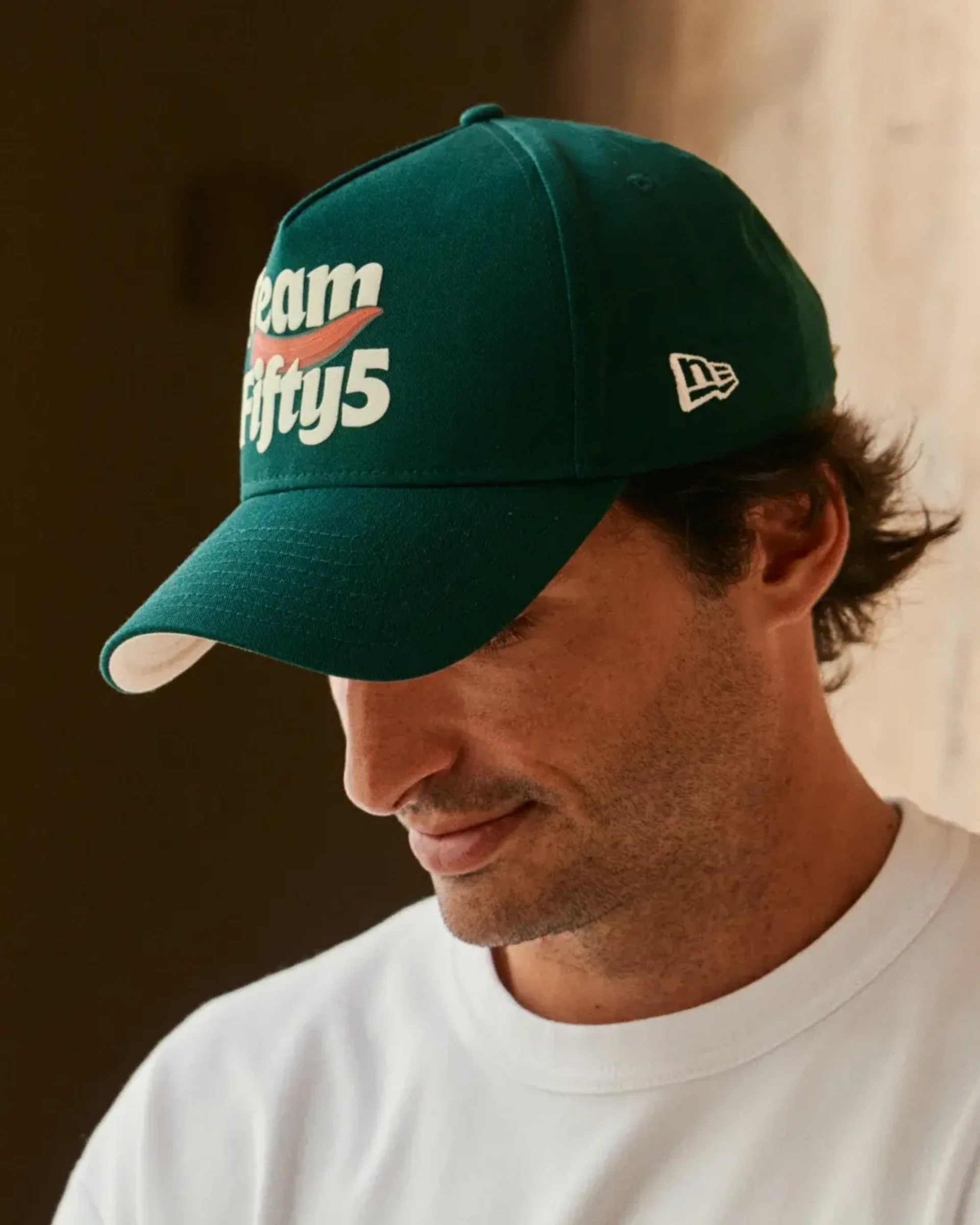 New Era Team FIFTY 5 2026 Carlos Sainz Dark Green 9FORTY A-Frame Snapback