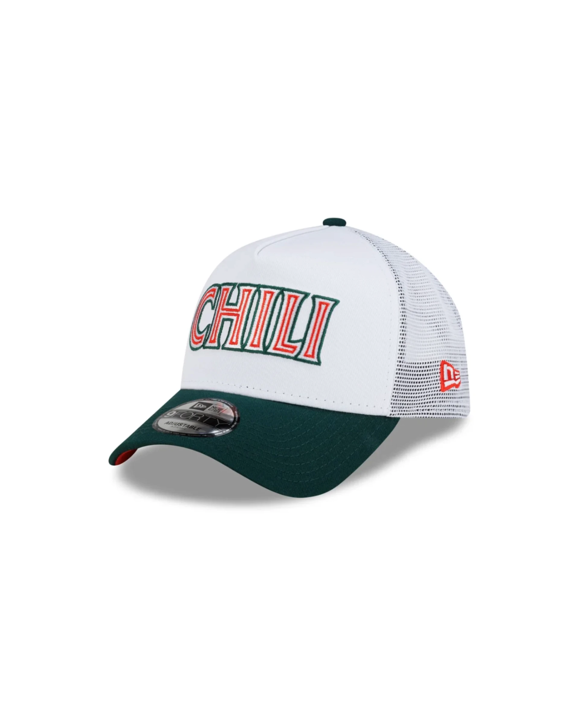 New Era Team FIFTY 5 2026 Carlos Sainz Mexico White 9FORTY A-Frame Trucker