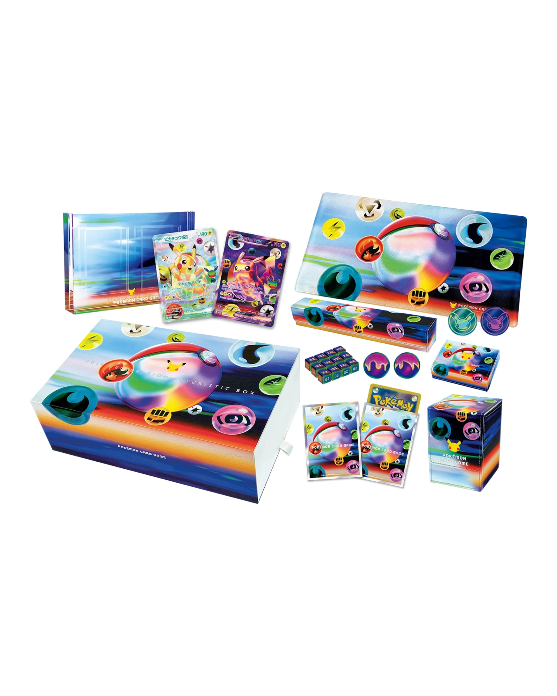9/26-27到貨｜日版寶可夢 MEGA 30th CELEBRATION 三十週年紀念限定 Futuristic Box 未來禮盒
