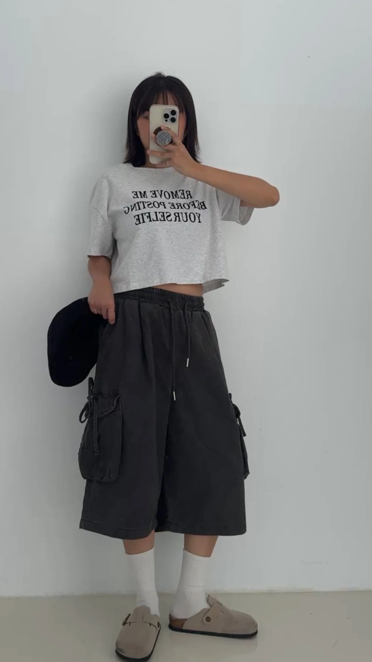 質感英文短T