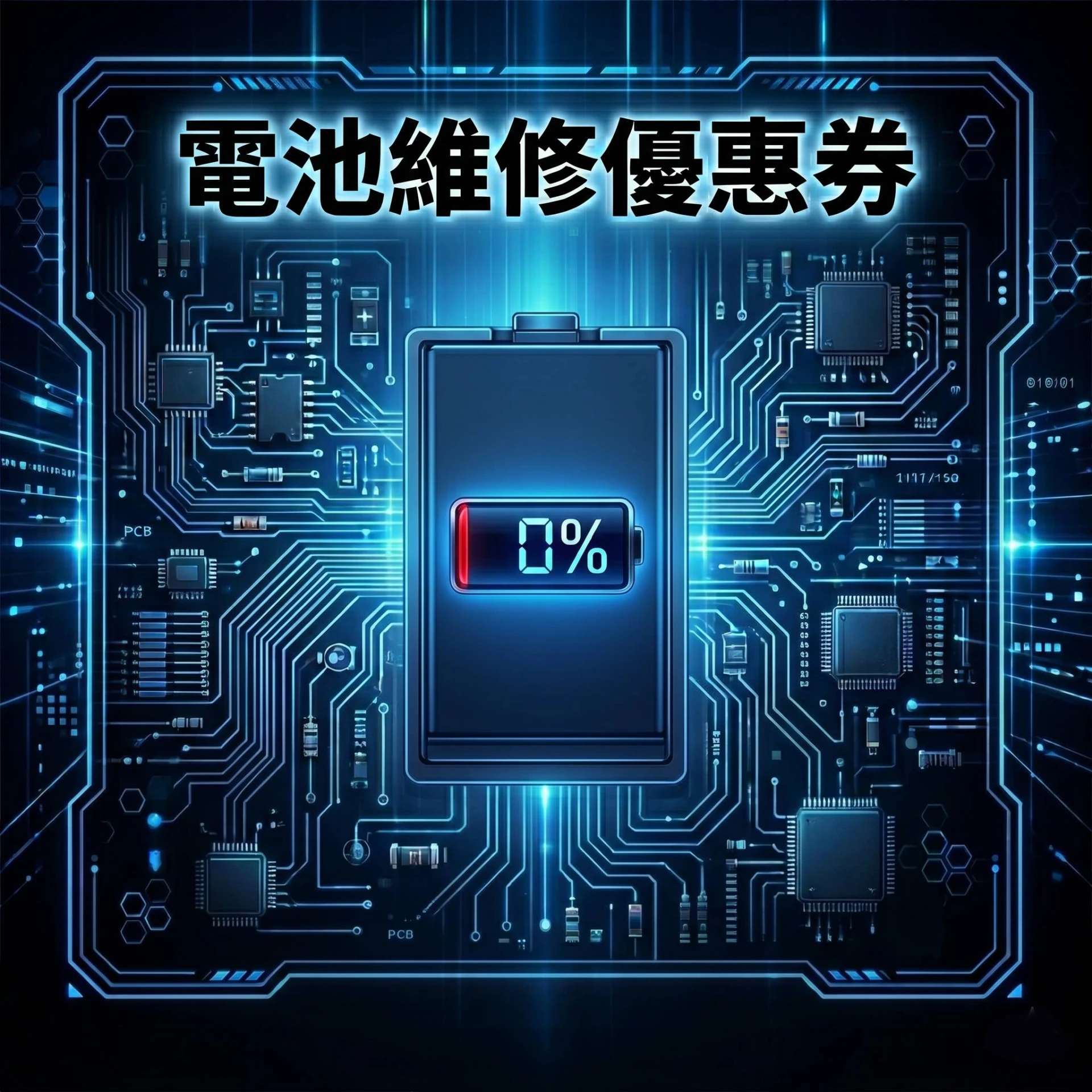 電池維修優惠券