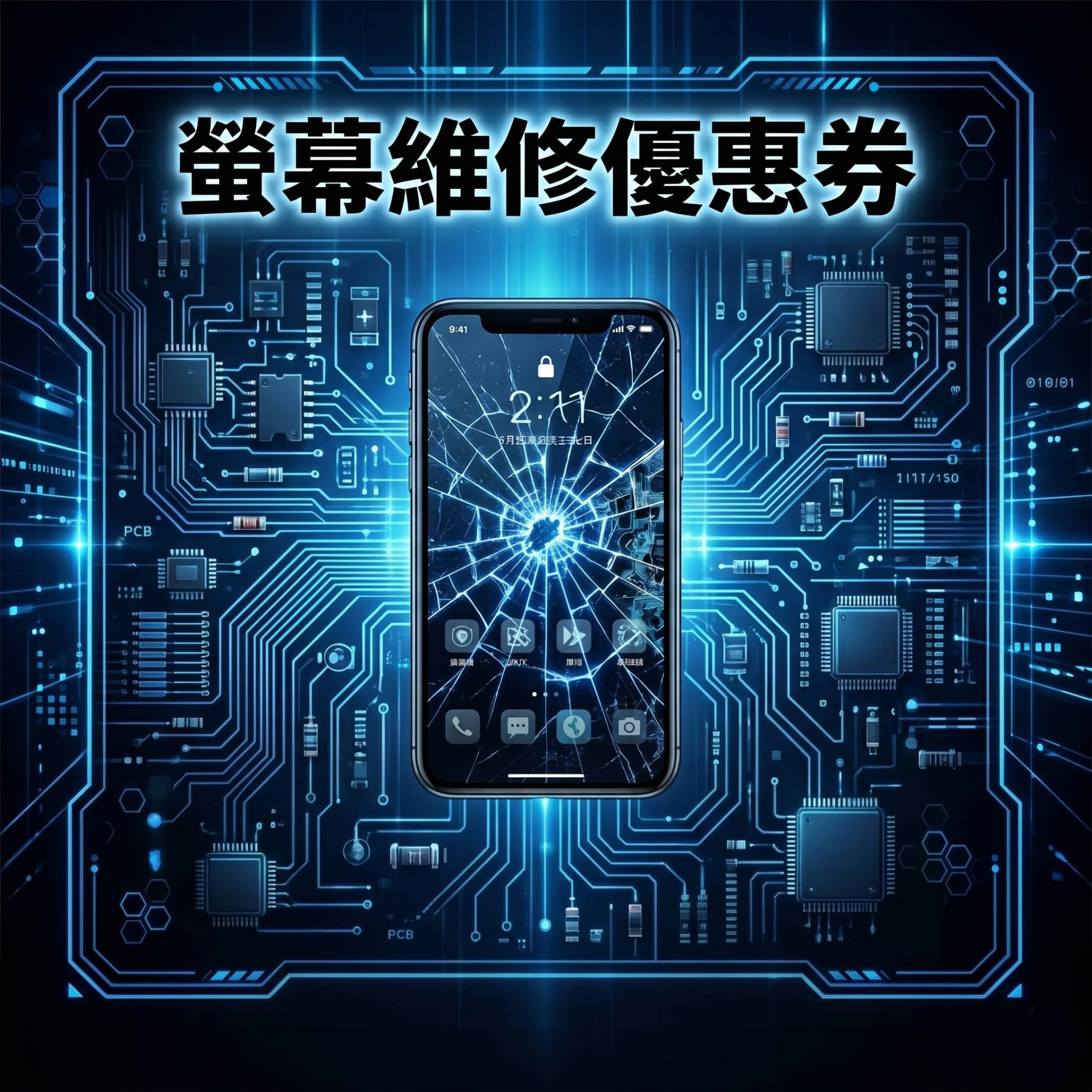 螢幕維修優惠券