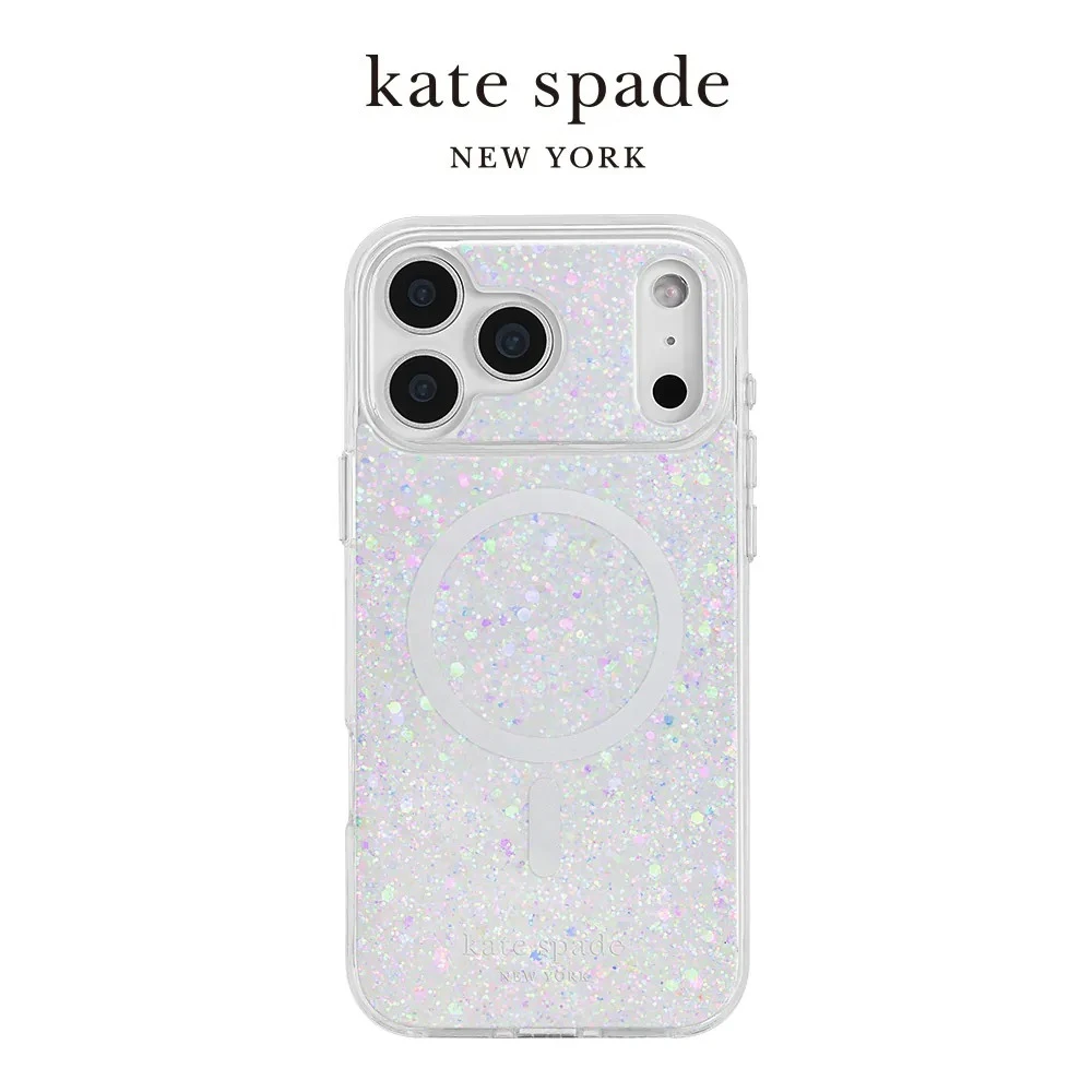 Kate Spade iPhone 17 系列 精品磁吸防摔殼 銀河星鑽