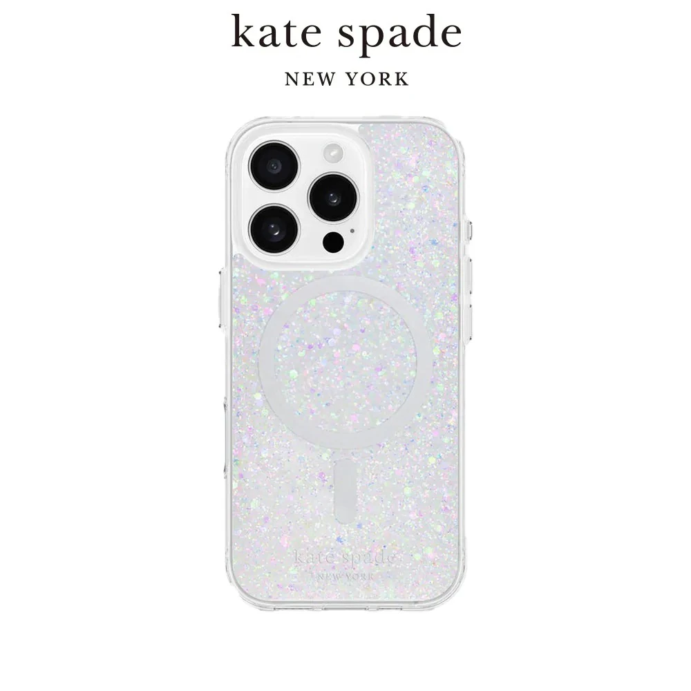 Kate Spade iPhone 16 系列 精品磁吸防摔殼 銀河星鑽