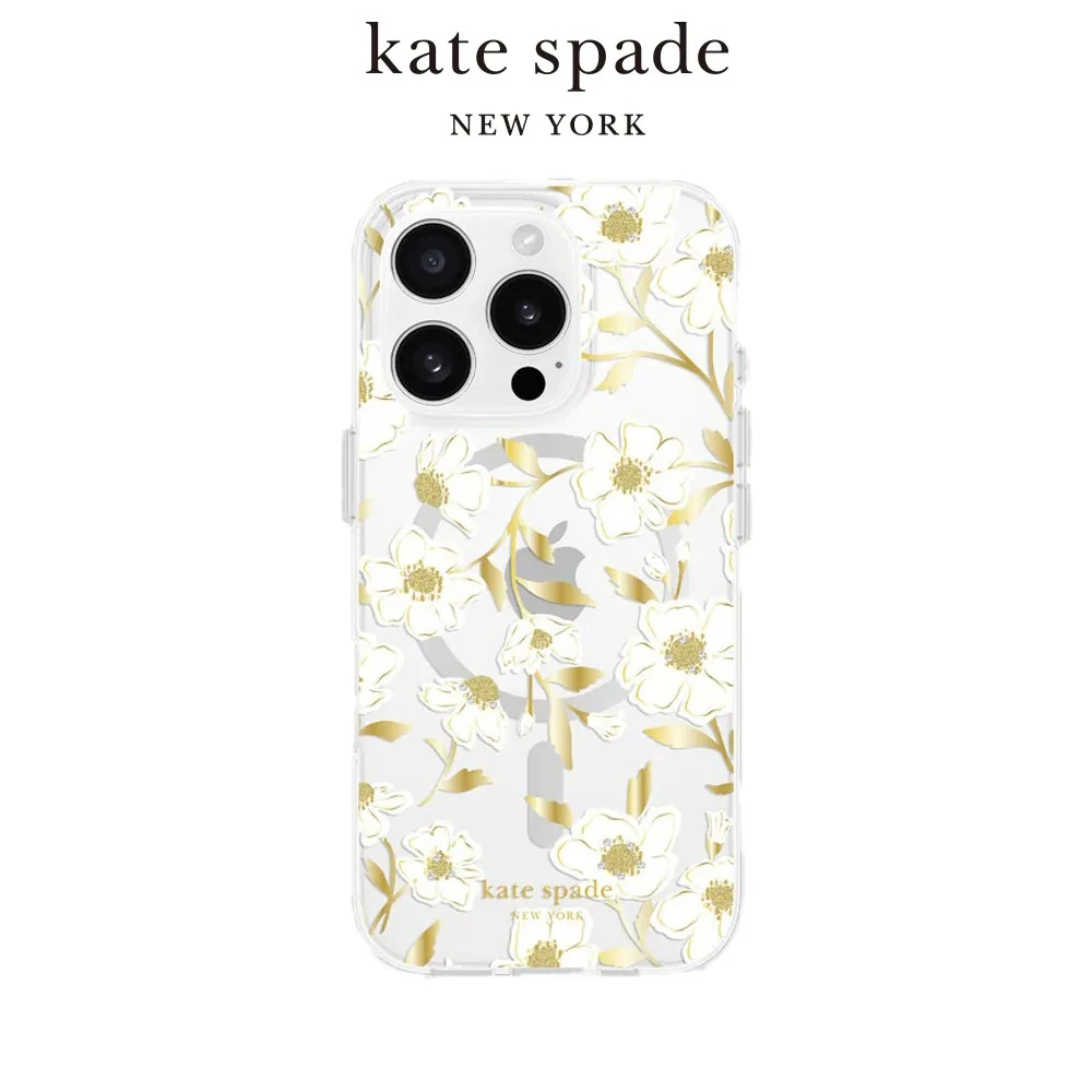 Kate Spade iPhone 16 系列 精品磁吸防摔殼 茉莉芬芳