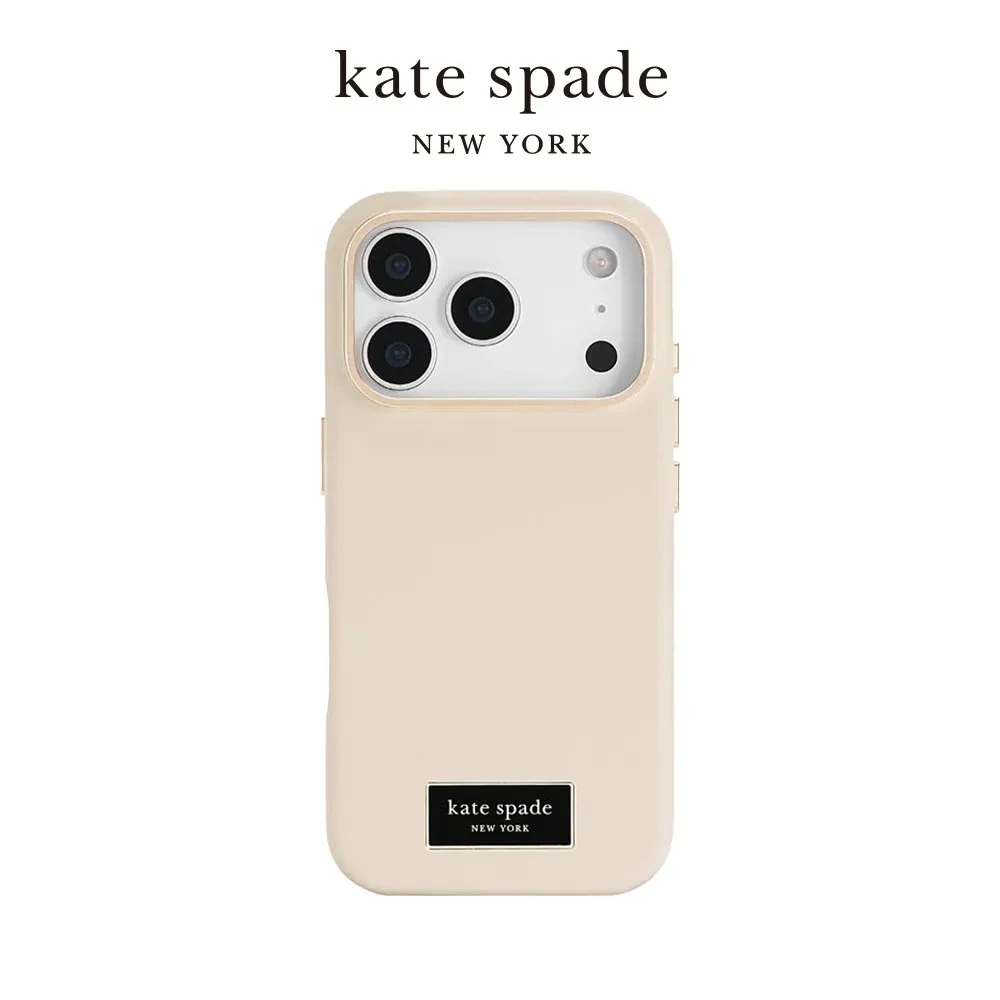 Kate Spade iPhone 17 系列 精品磁吸防摔殼 微甜奶茶