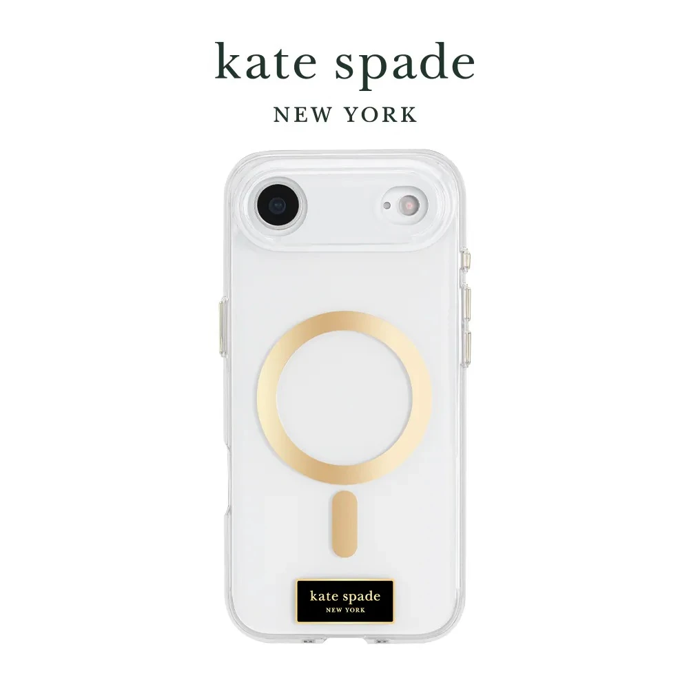 Kate Spade iPhone Air 精品磁吸防摔殼 經典透明款