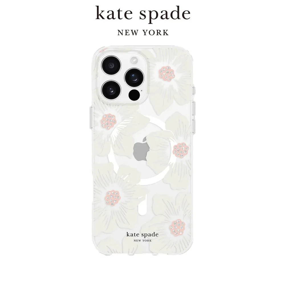 Kate Spade iPhone 16 系列 精品磁吸防摔殼 經典蜀葵