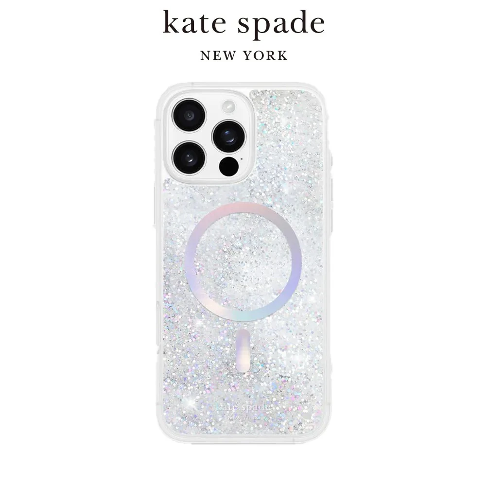 Kate Spade iPhone 16 系列 精品磁吸防摔流沙殼 經典星沙