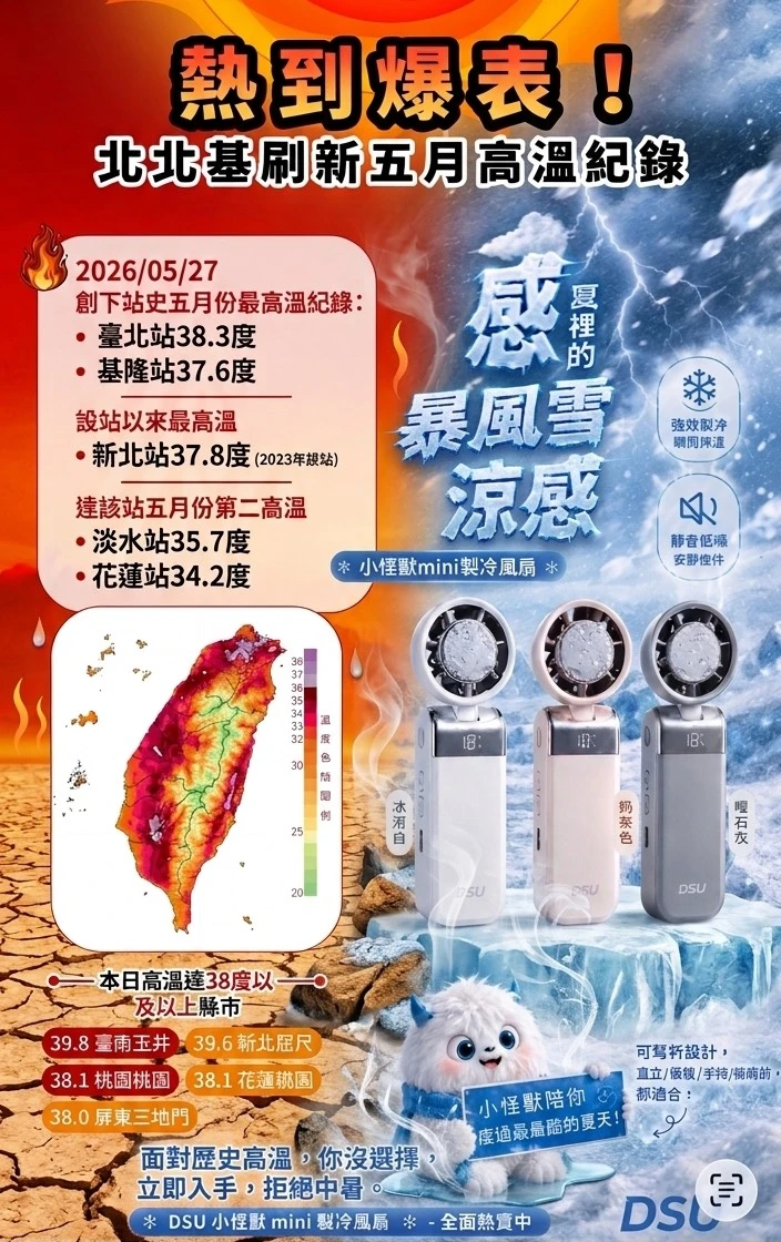 小怪獸mini製冷風扇