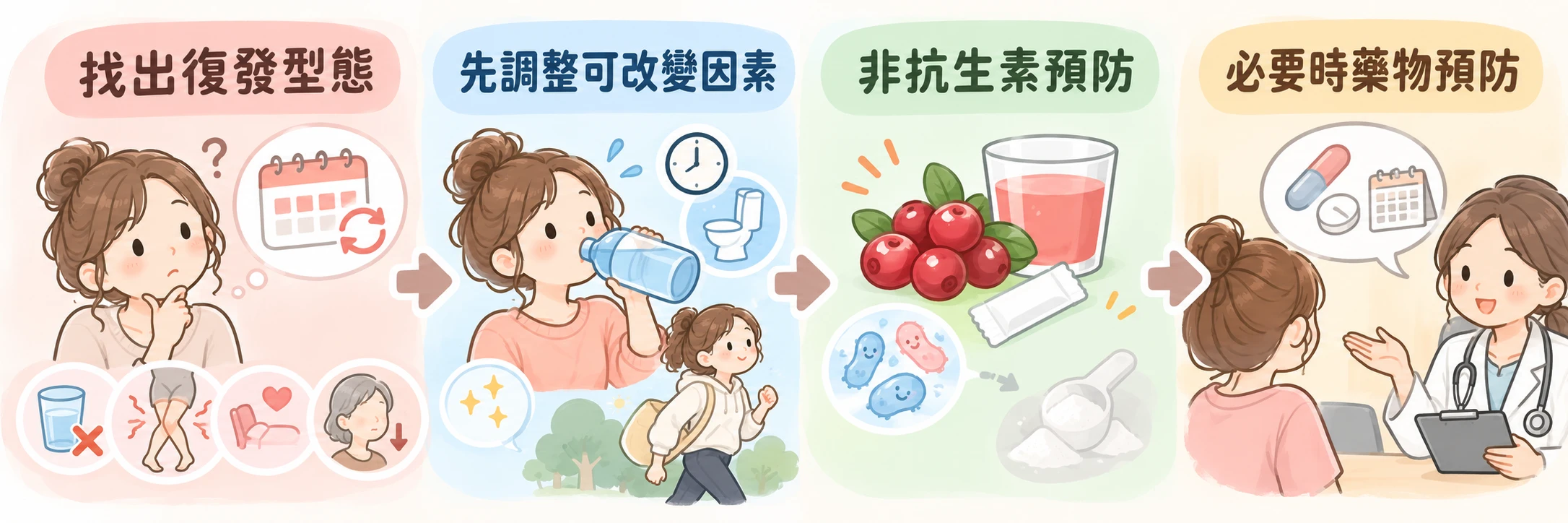 反覆泌尿道感染怎麼辦?半年2次、一年3次的治療與預防|藥師解析