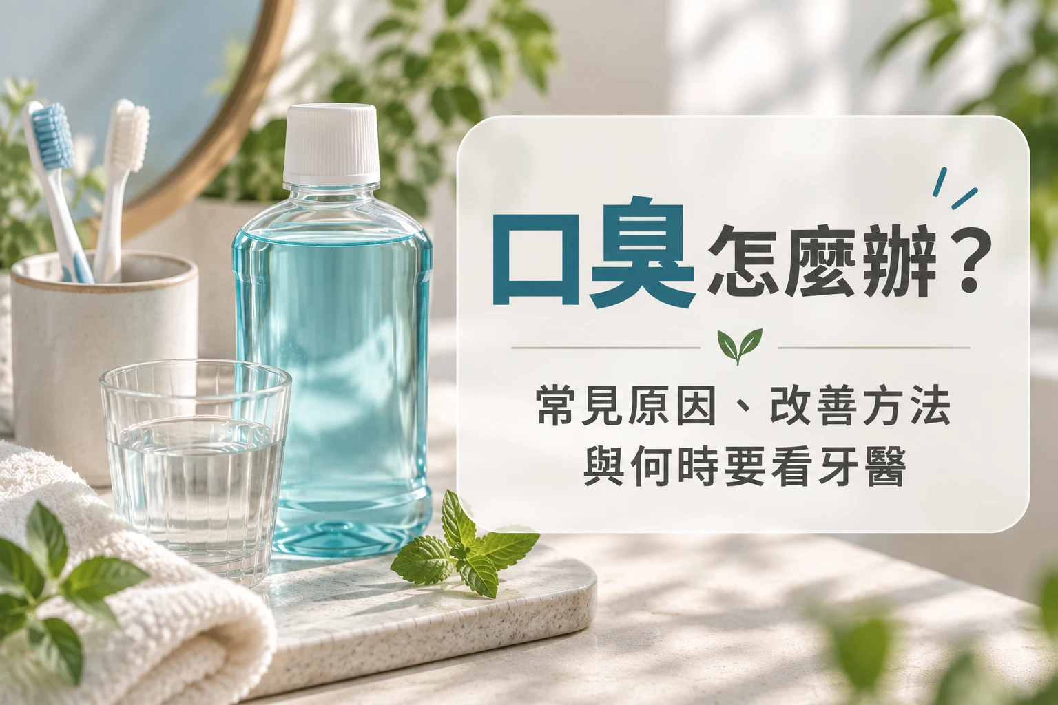 口臭怎麼辦？常見原因、改善方法與何時要看牙醫｜藥師解析