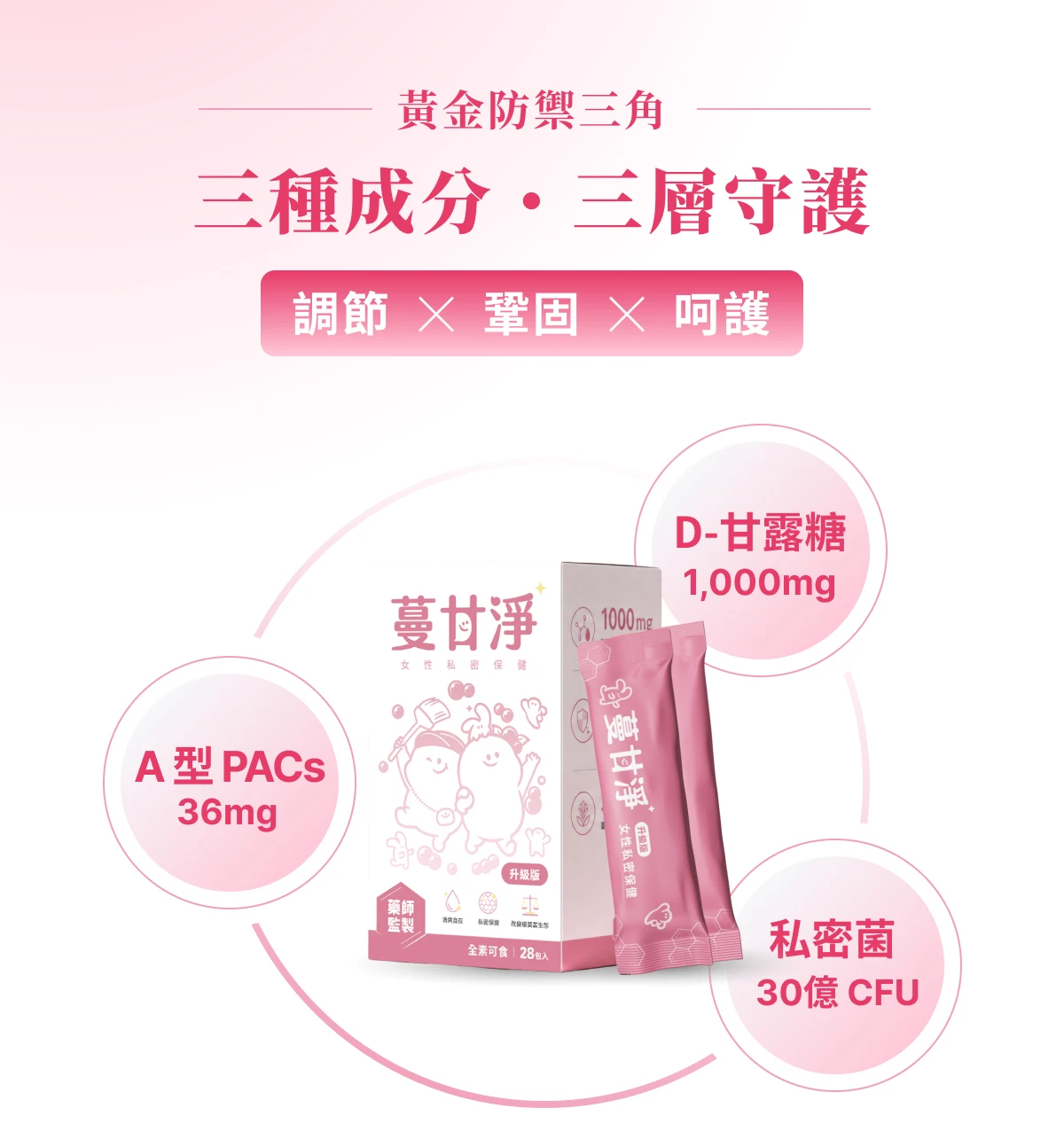 防護金三角：調節 + 鞏固 + 呵護
