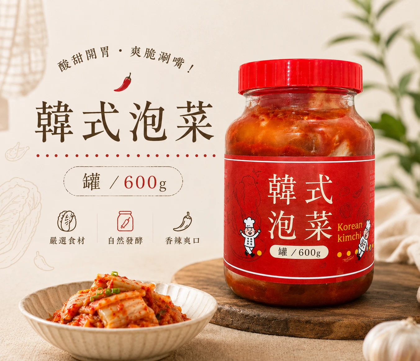 罐裝泡菜