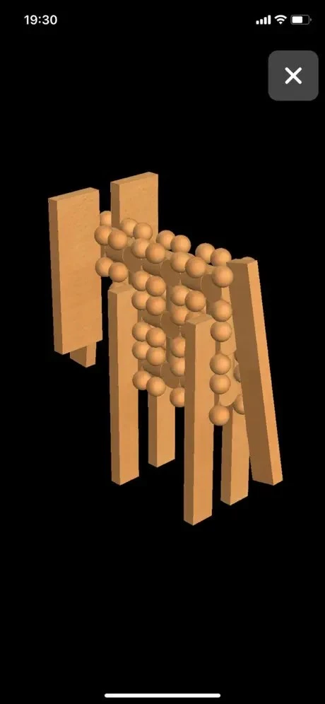TIMBERIX App 的 3D 模型畫面